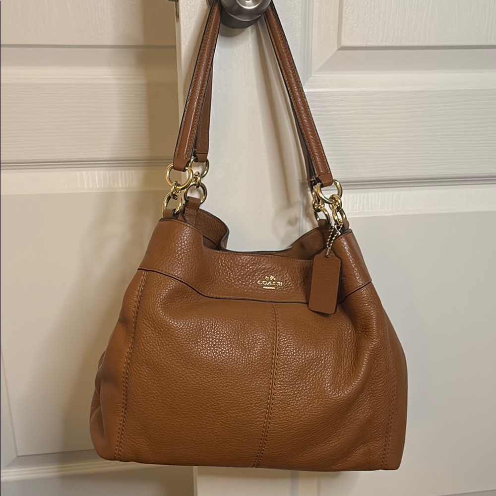Coach Brown Leather Shoulder Bag